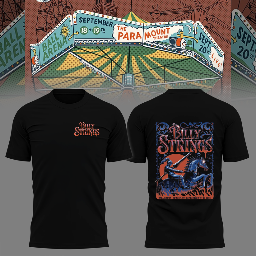 Limited Edition Billy Strings tour 2026 T-shirt