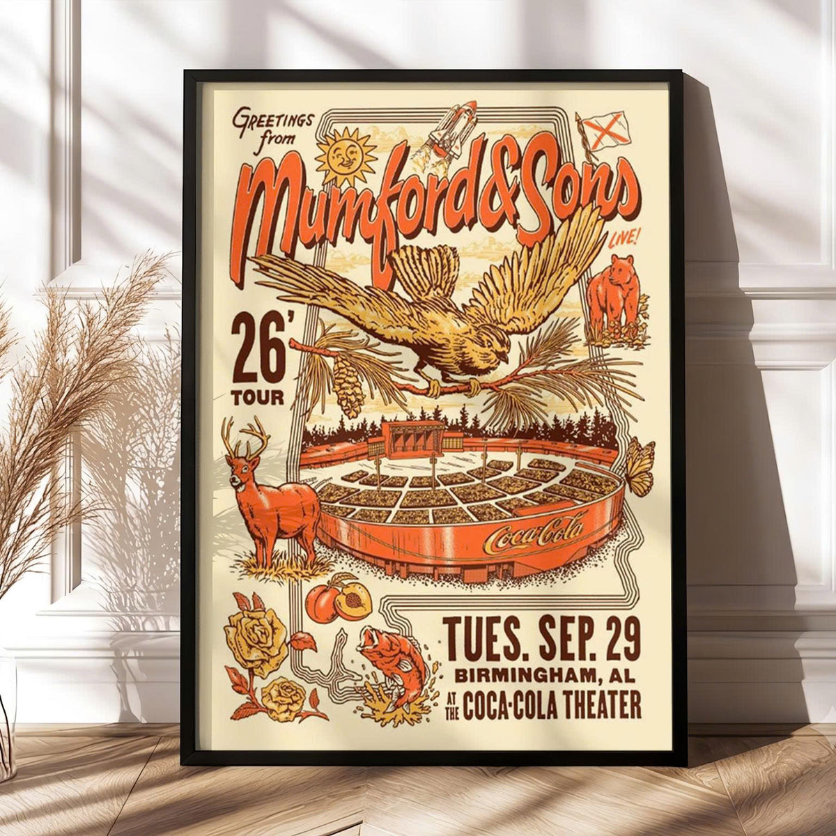 Mumford And Sons Birmingham AL 2026 Poster