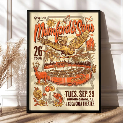 Mumford And Sons Birmingham AL 2026 Poster