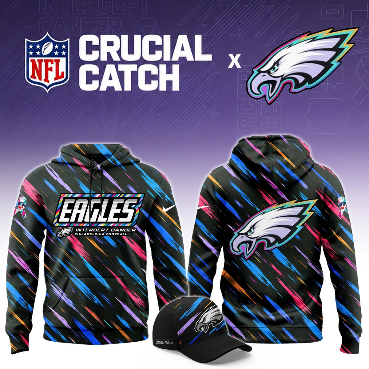 P. Eagles 2026 Crucial Catch Limited Hoodie