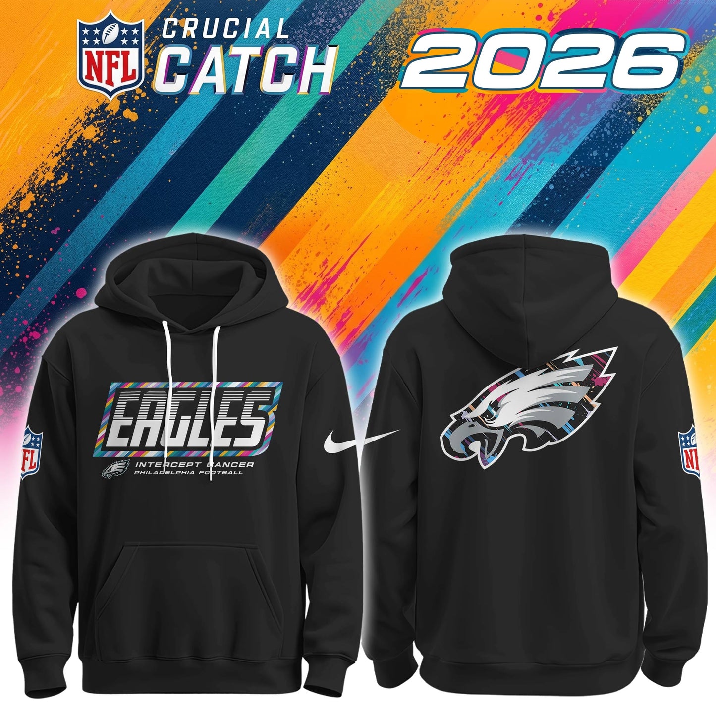 P. Eagles 2026 Crucial Catch Limited Hoodie