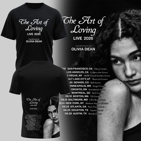 OLIVIA DEAN “ The Art of Loving “ Live 2026 Tshirt