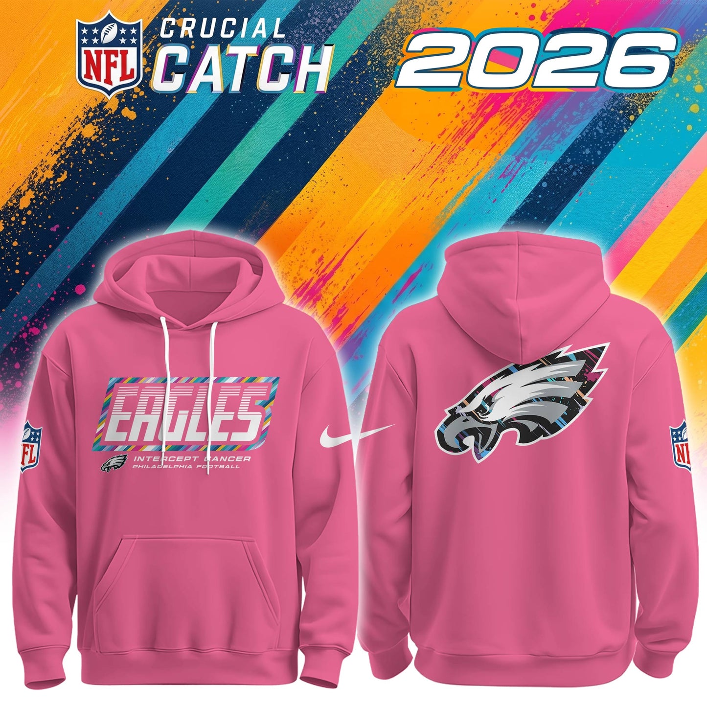 P. Eagles 2026 Crucial Catch Limited Hoodie