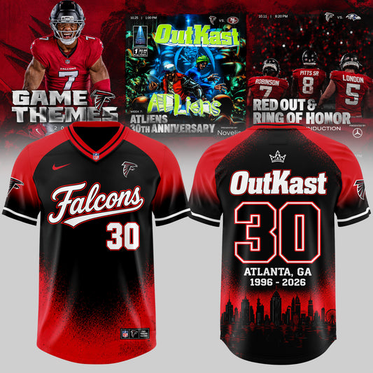 FALCONS × OUTKAST ATLiens 30TH ANNIVERSARY 2026 Edition Football Jersey