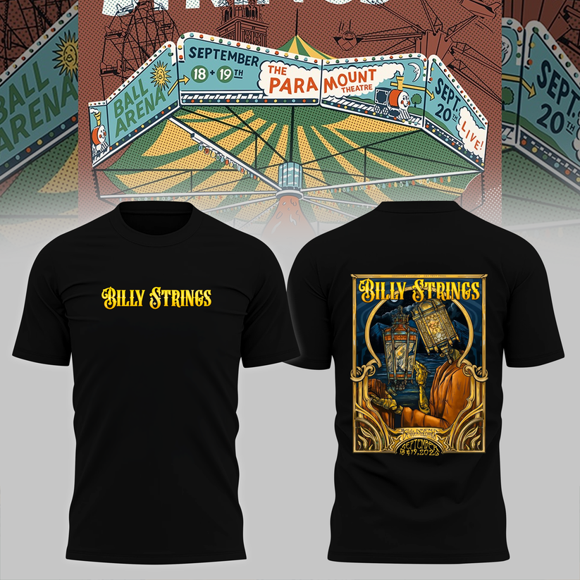 Limited Edition Billy Strings tour 2026 T-shirt