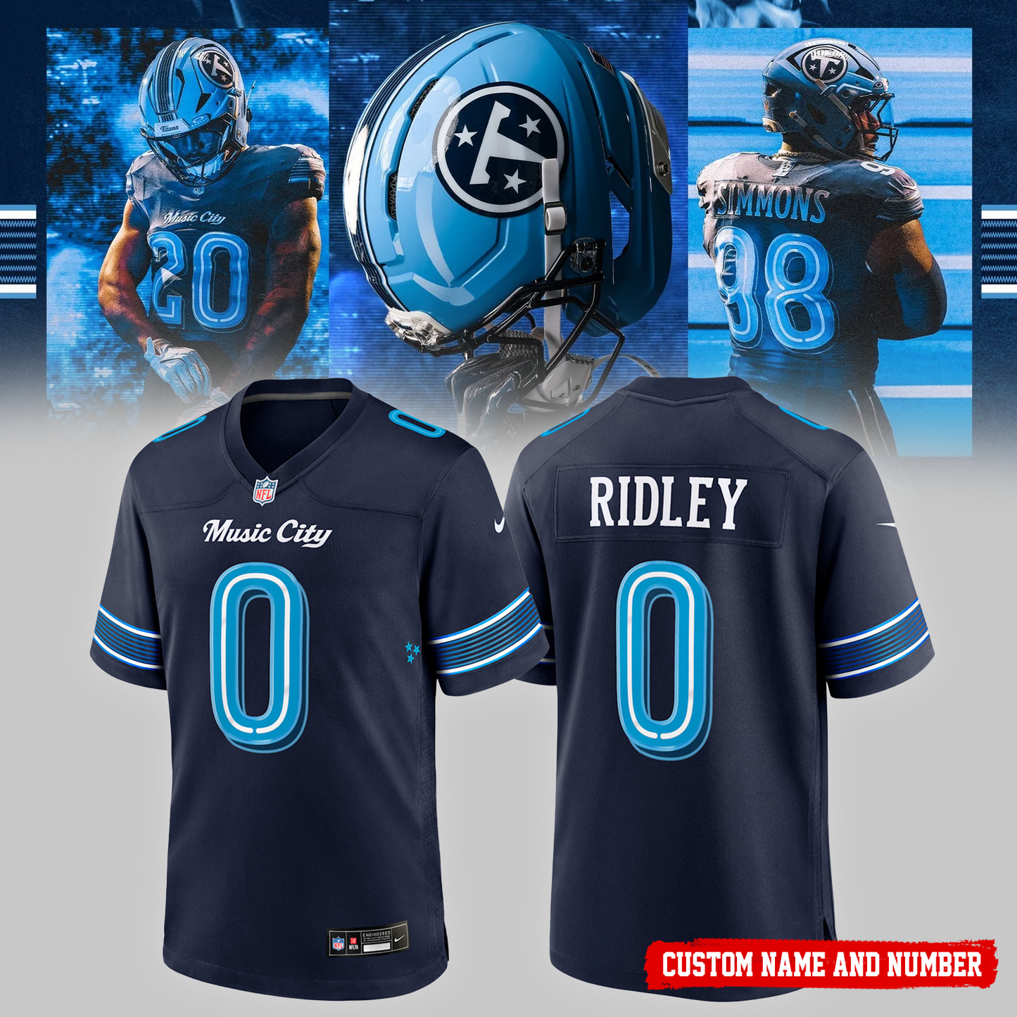 Unisex Tennessee Titans 2026 Rivalries Special Football Jersey