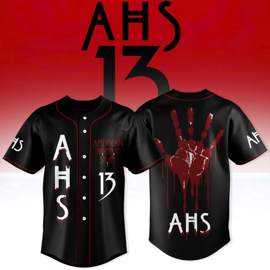 American Horror Story 13 3D All-Over Print Baseball Jersey – Black Style