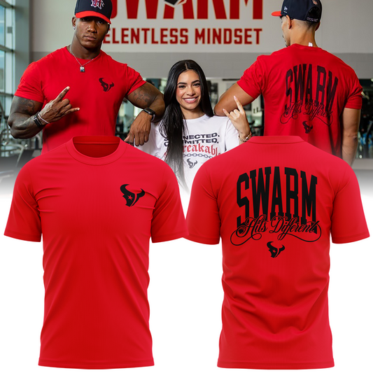 Limited Edition Houston Texans SWARM Red Tshirt