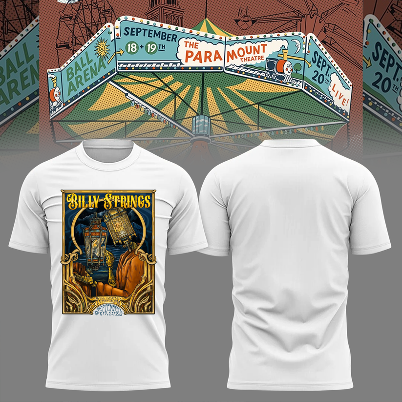 Limited Edition Billy Strings tour 2026 T-shirt