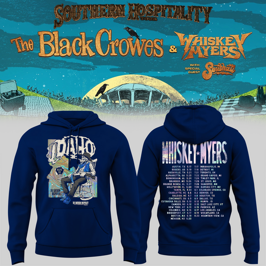 Limited Edition Whiskey Myers Southern Hospitality Tour In Nampa, Idaho Hoodie