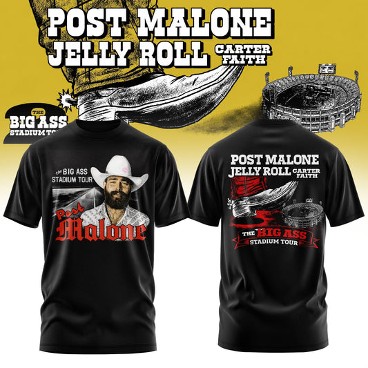 Post Malone “The BIG ASS Stadium World Tour” Limited Tshirt
