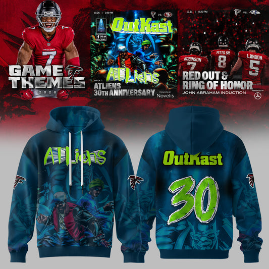 FALCONS × OUTKAST ATLiens 30TH ANNIVERSARY 2026 Edition Hoodie