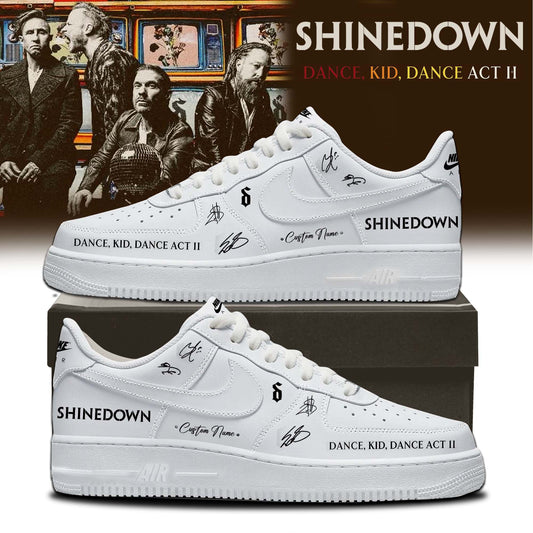 ,,SHINEDOWN “Dance Kid Dance Act II World Tour” 2026 Signed – Shoes 1-6