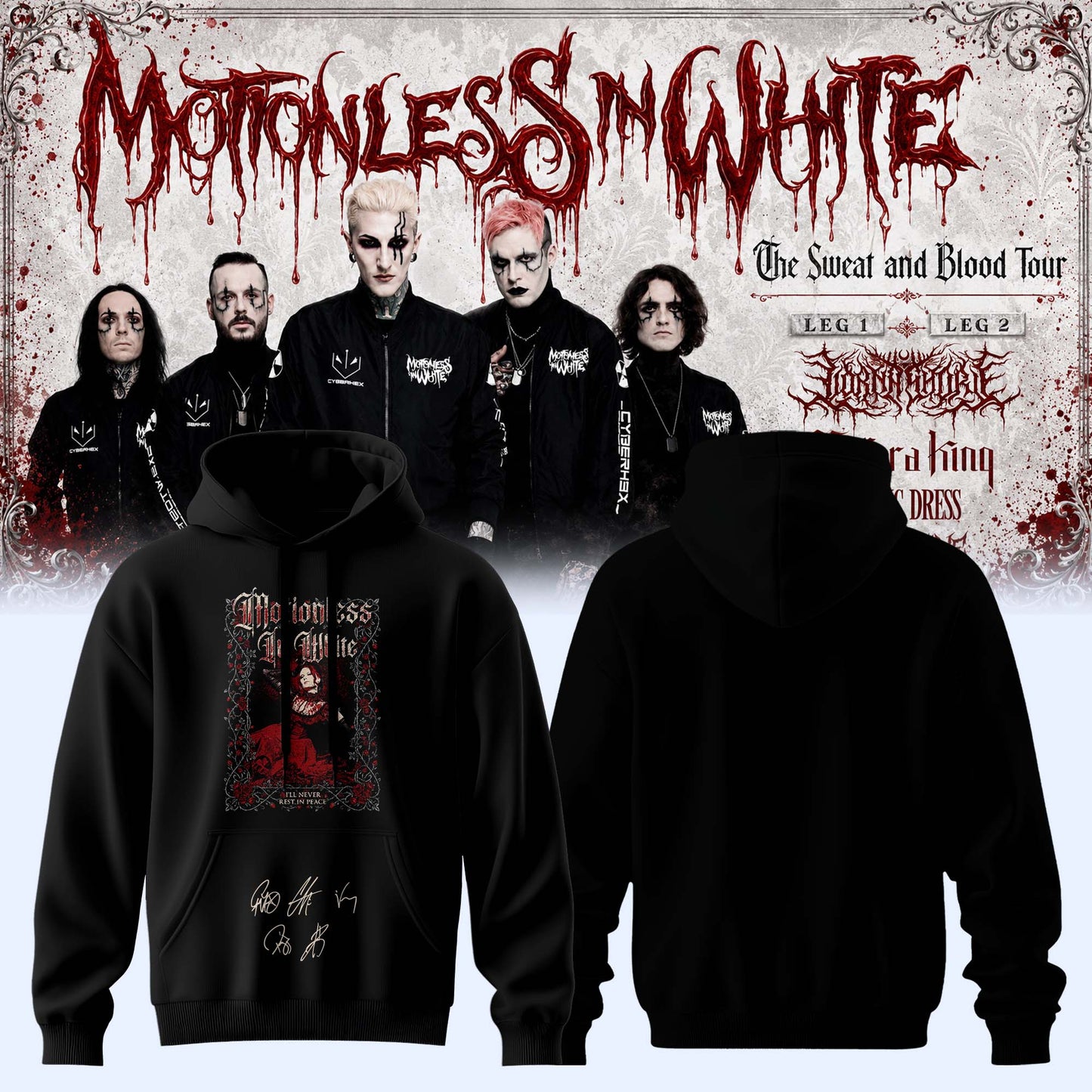Limited Edition The Sweat & Blood Tour 2026 Hoodie