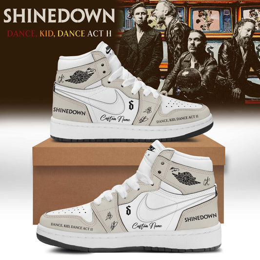 ,,SHINEDOWN “Dance Kid Dance Act II World Tour” 2026 Signed – Shoes 1-7