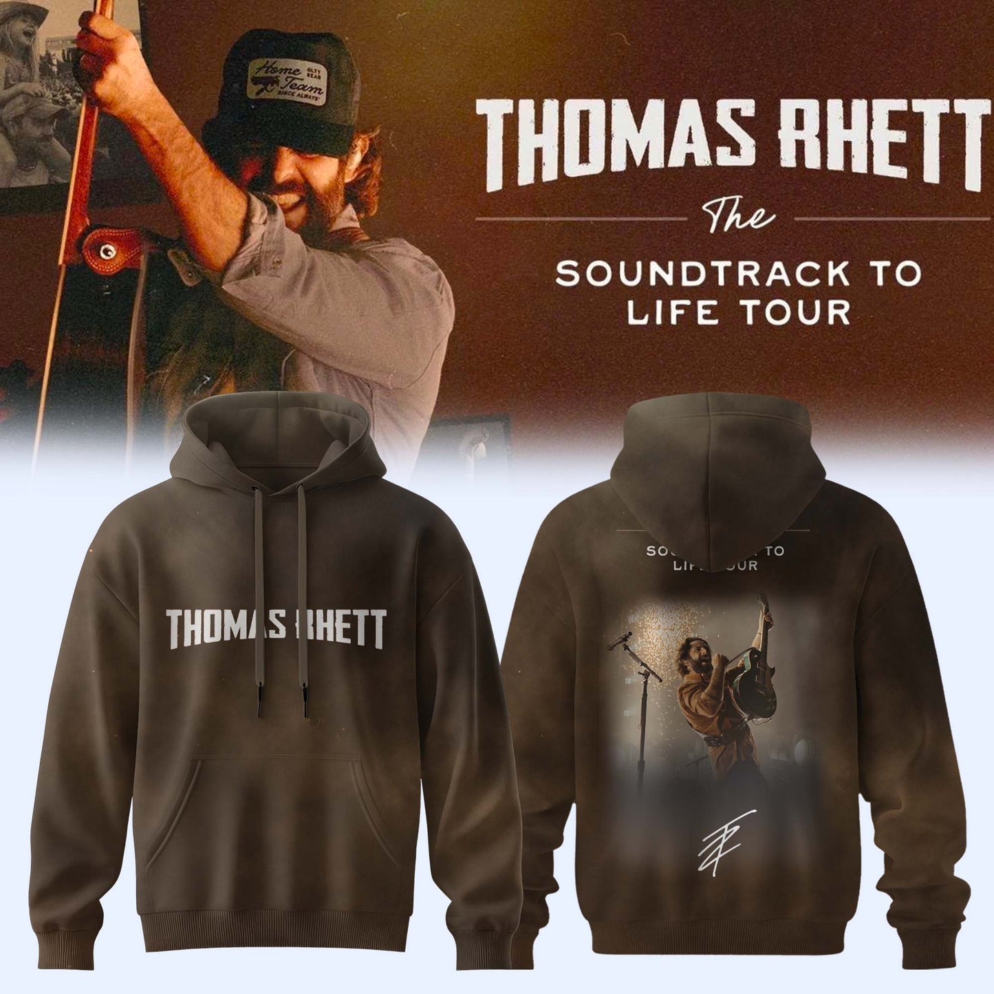 ,Thomas Rhett ”The Soundtrack to Life Tour” Limited Edition Signature – Hoodie