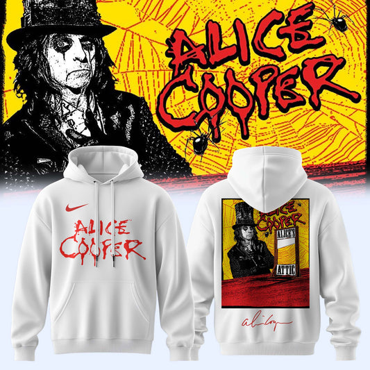 _.Alice Cooper “Alice’s Attic Tour” 2026 Signed – Hoodie