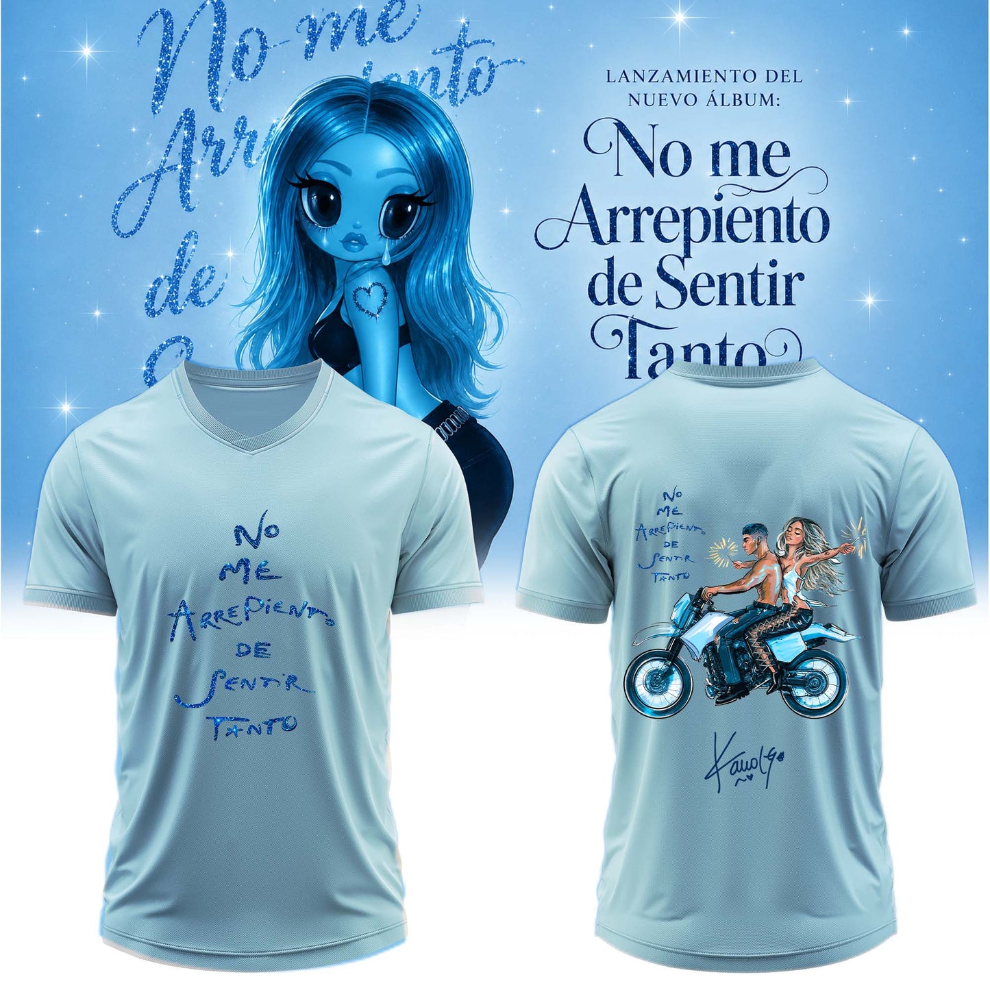 KaRol G Album “NO ME ARREPIENTO DE SENTIR TANTO” .Limited Edition Signature Jersey