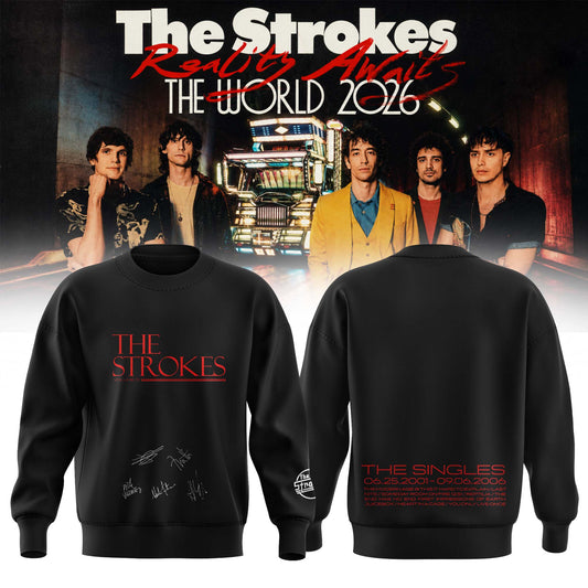 The Strokes “Reality Awaits Tour 2026” Signature Limited Edition – Sweatshirt
