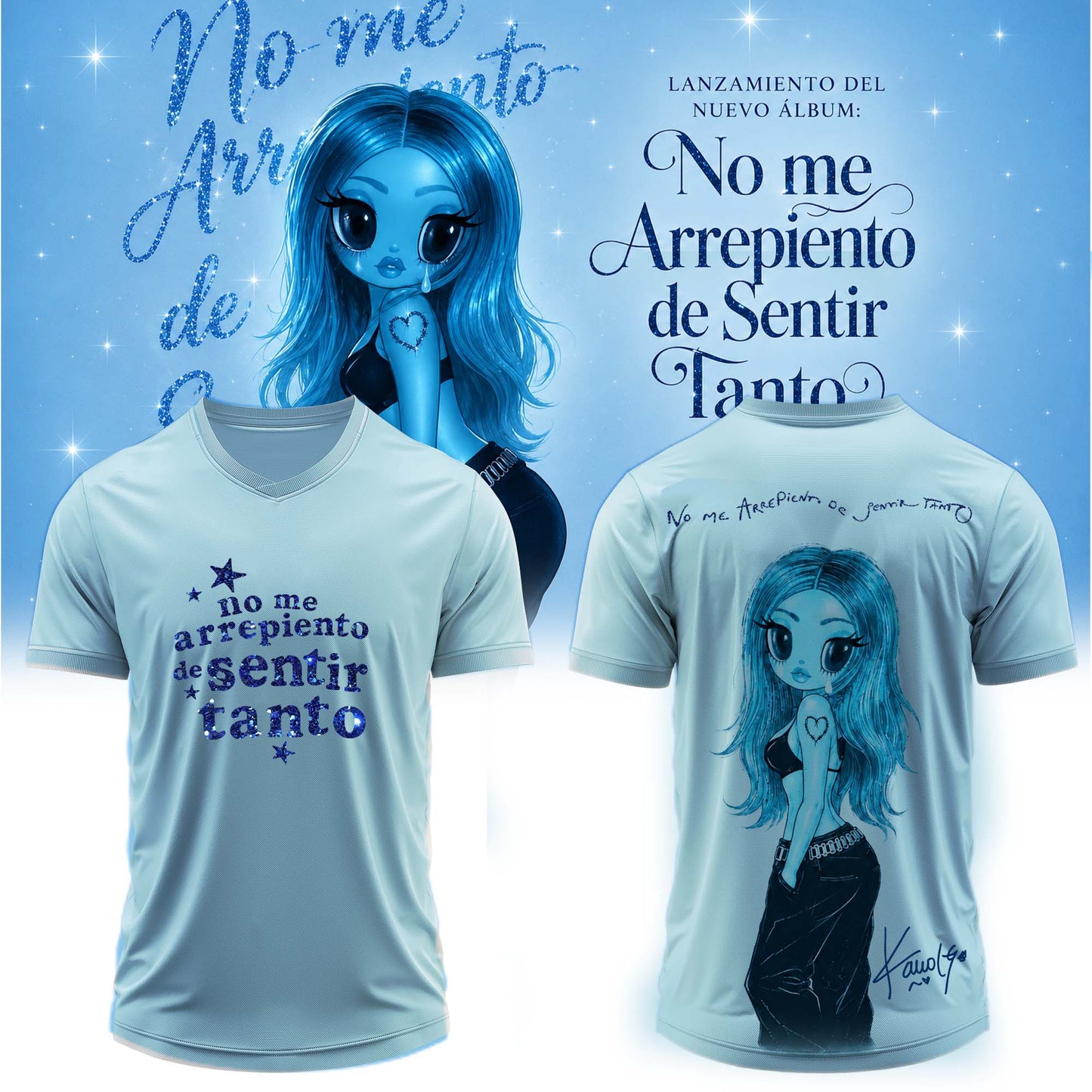KaRol G Album “NO ME ARREPIENTO DE SENTIR TANTO” .Limited Edition Signature Jersey