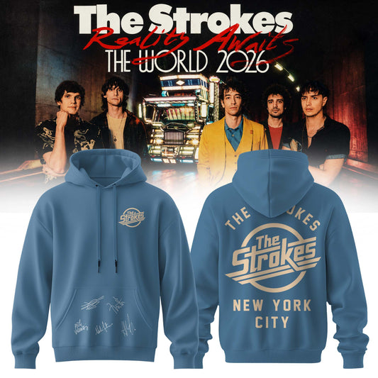,The Strokes “Reality Awaits Tour 2026” Signature Limited Edition – Hoodie