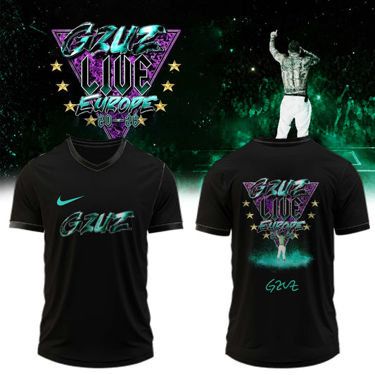 ,..GZUZ “LIVE EUROPE TOUR 2026” Signed – Jersey