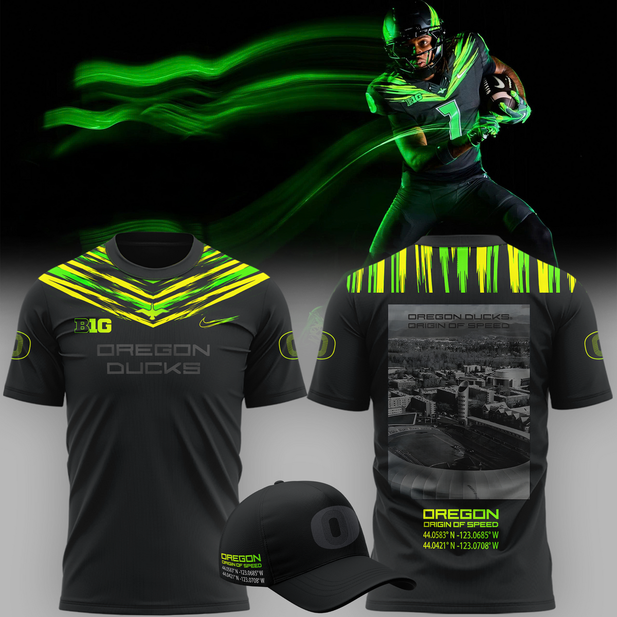 Special Edition Oregon Ducks Origin of Speed T-Shirt 2026
