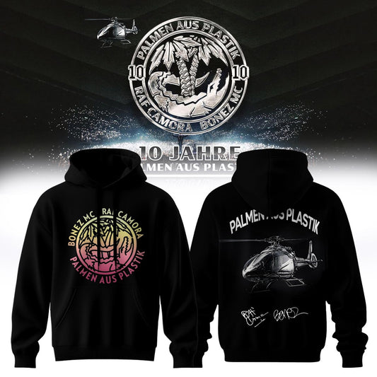 _.RAF Camora & Bonez MC “10 Jahre Palmen aus Plastik Tour” . Limited Edition Signature Hoodie