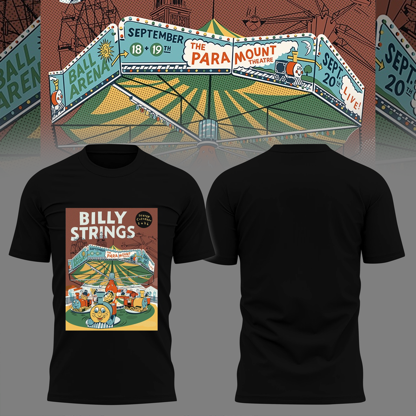 Limited Edition Billy Strings tour 2026 T-shirt