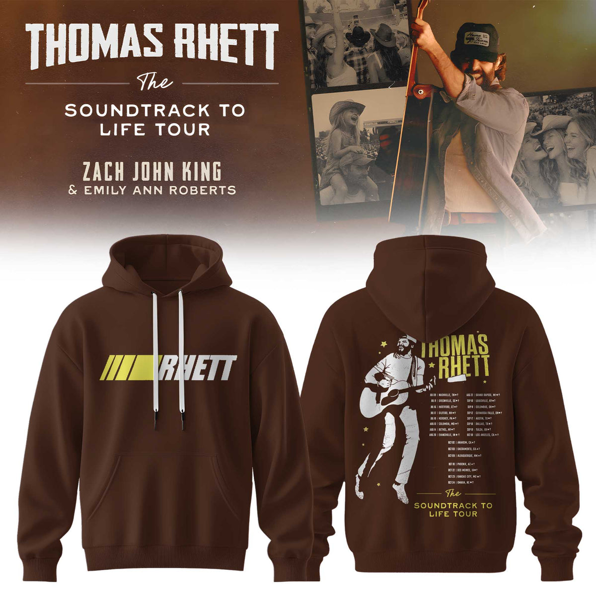 Thomas Rhett The Soundtrack To Life Tour 2026 Hoodie V2