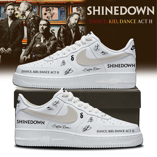,,SHINEDOWN “Dance Kid Dance Act II World Tour” 2026 Signed – Shoes 1-4