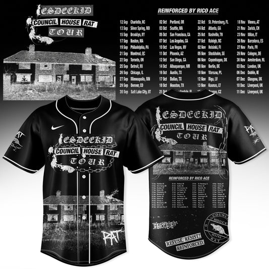 Council House Rat Tour Premium 3D Baseball Jersey