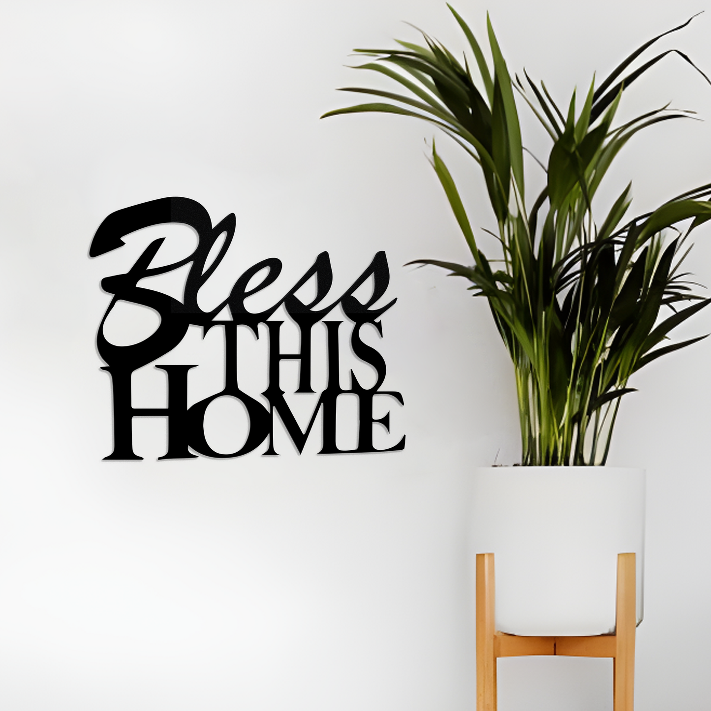 Bless This Home Metal Sign, Metal Wall Decor,Entry Way Decor,Bless Home,Home,Wall Hanging,Housewarming gift,Entry Way,Home Decor