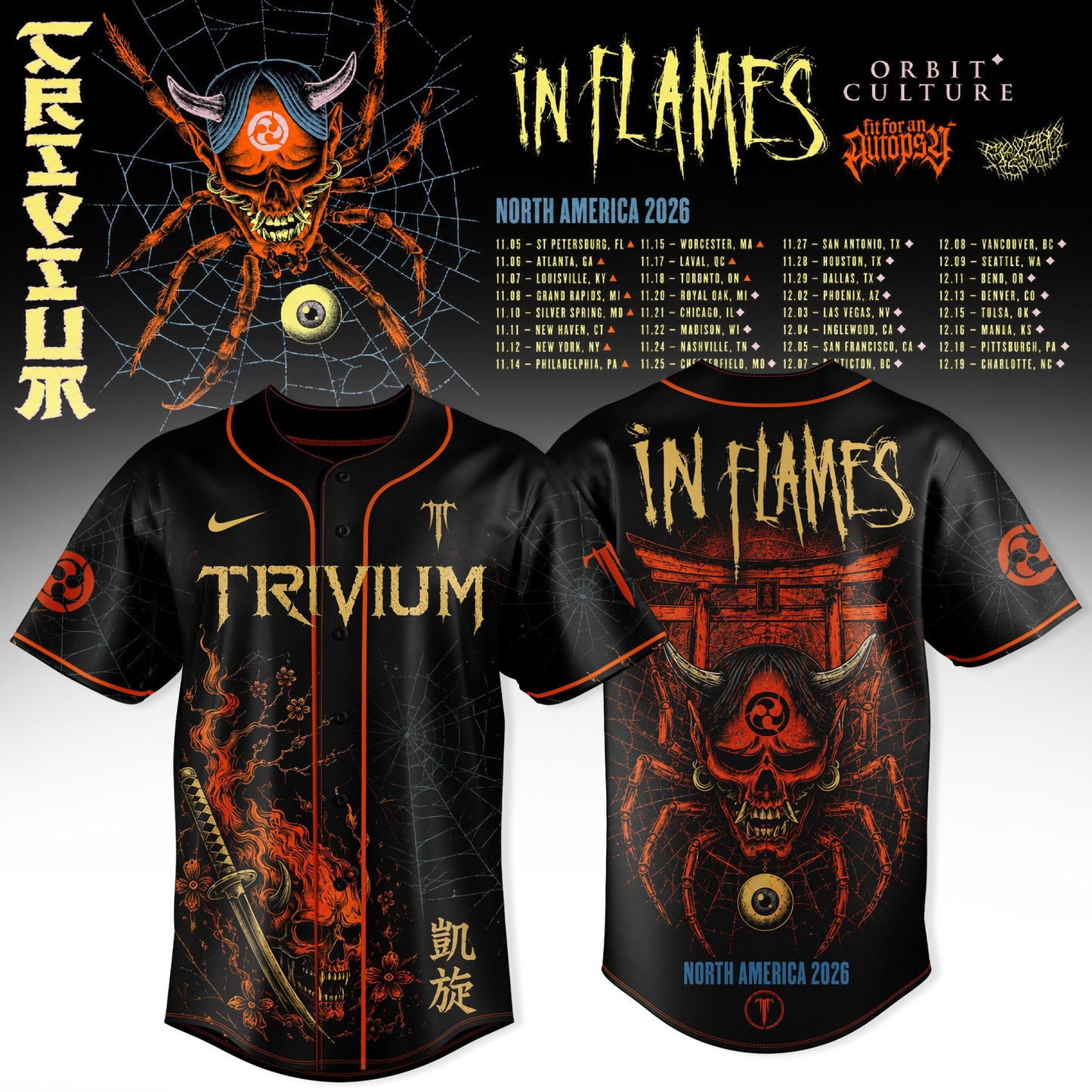 _TRIVIUM – NORTH AMERICA TOUR 2026 COLLECTION JERSEY