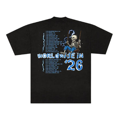 Limited Edition Spark Plug Skeleton 2026 Tour Shirt