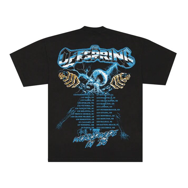 Limited Edition Spark Plug Skeleton 2026 Tour Shirt