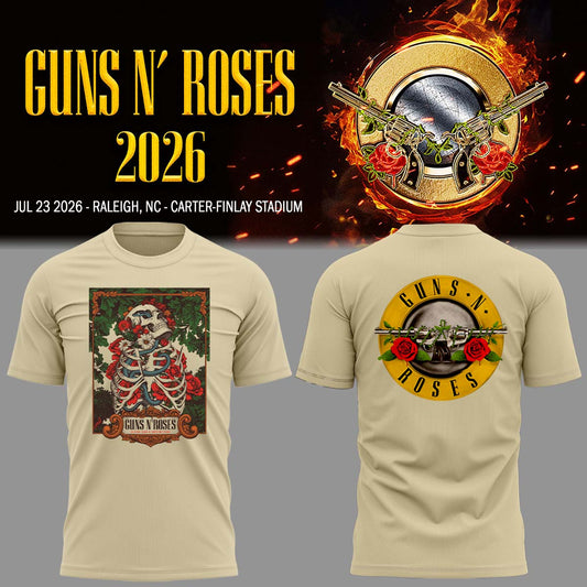 Limited Edition Guns N’ Roses Tour 2026 TShirt