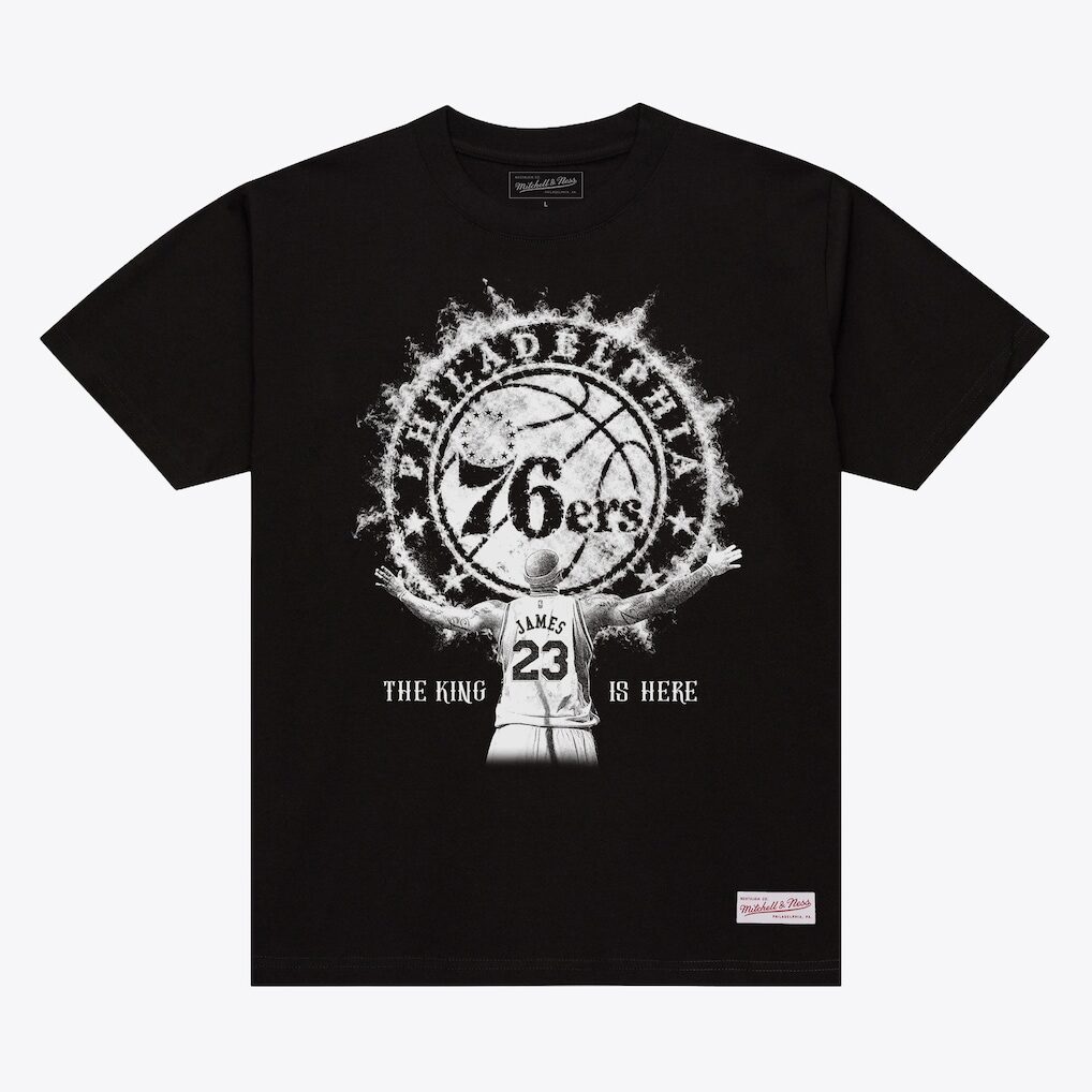 Limited Edition Welcome LBJ To The Sixers Shirt