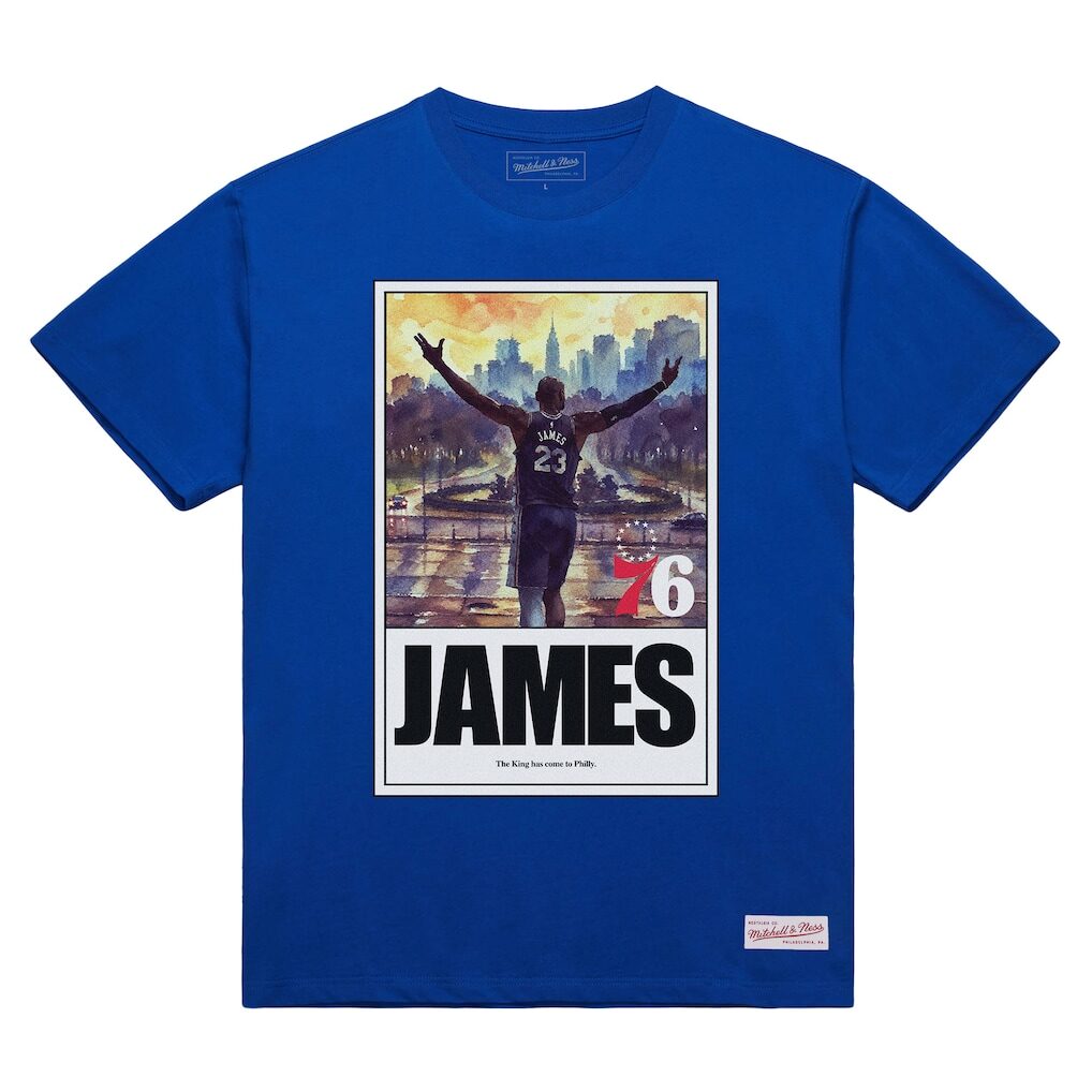 Limited Edition Welcome LBJ To The Sixers Shirt
