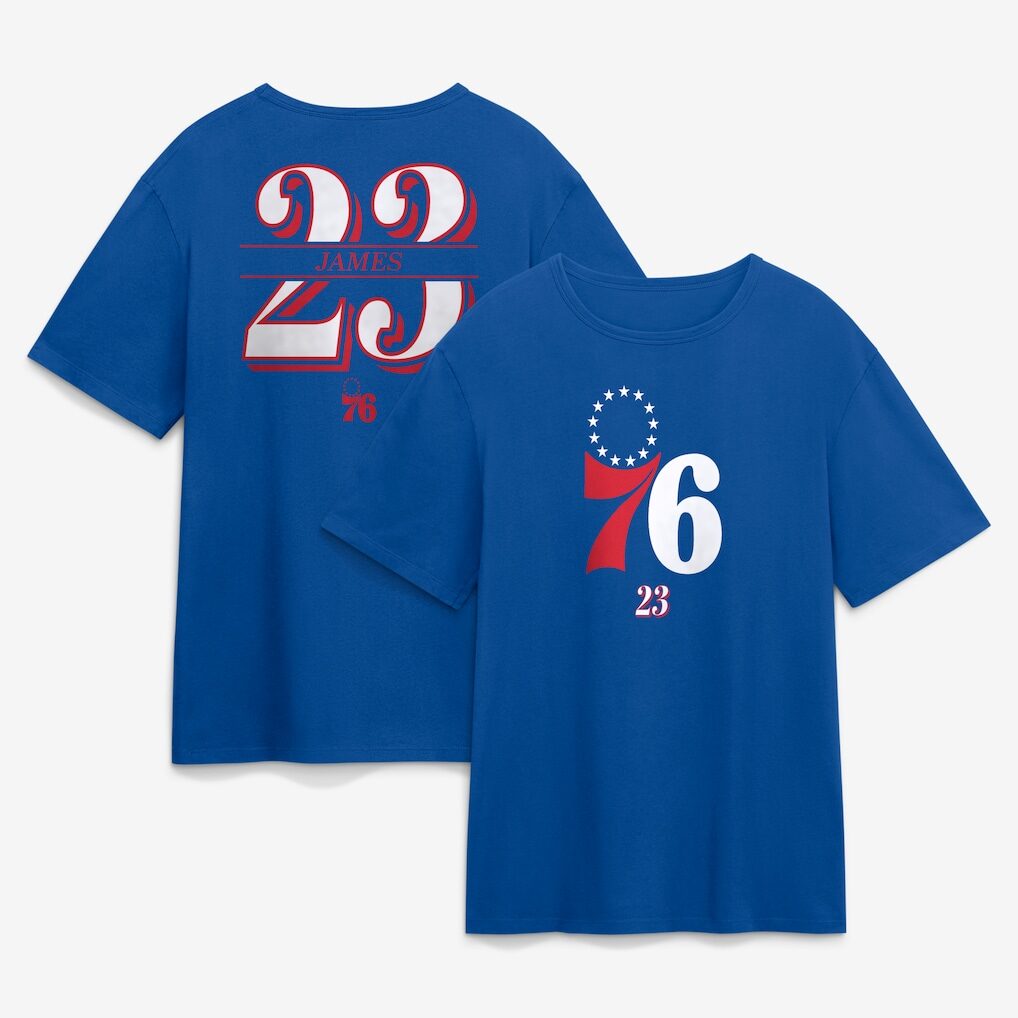 Limited Edition Welcome LBJ To The Sixers Shirt