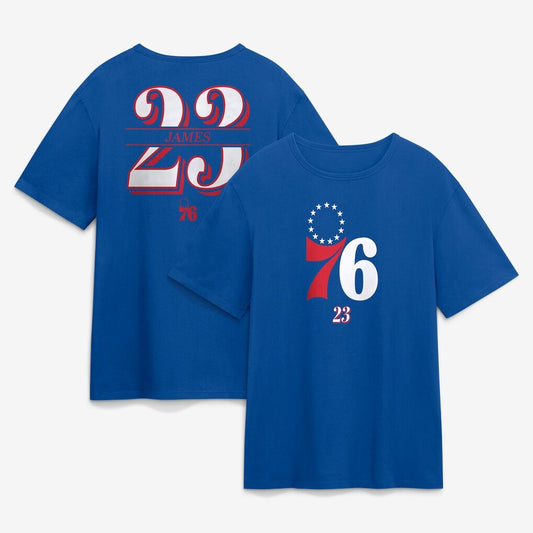 Limited Edition Welcome LBJ To The Sixers Shirt