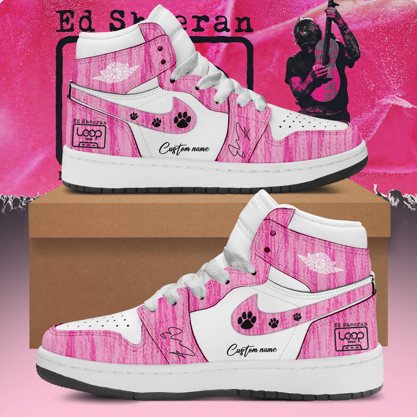 Ed Sheeran – Loop Tour NA 2026 Customize AJ1