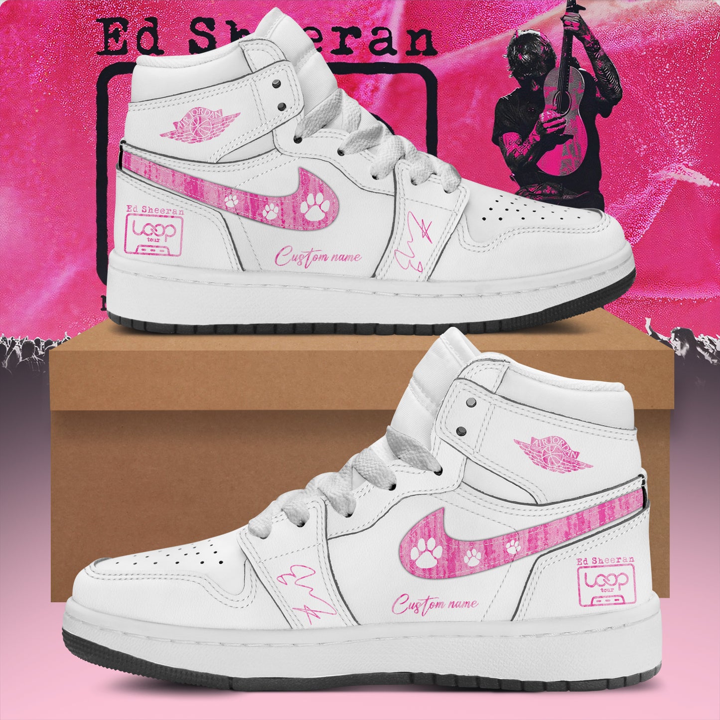 Ed Sheeran – Loop Tour NA 2026 Customize AJ1