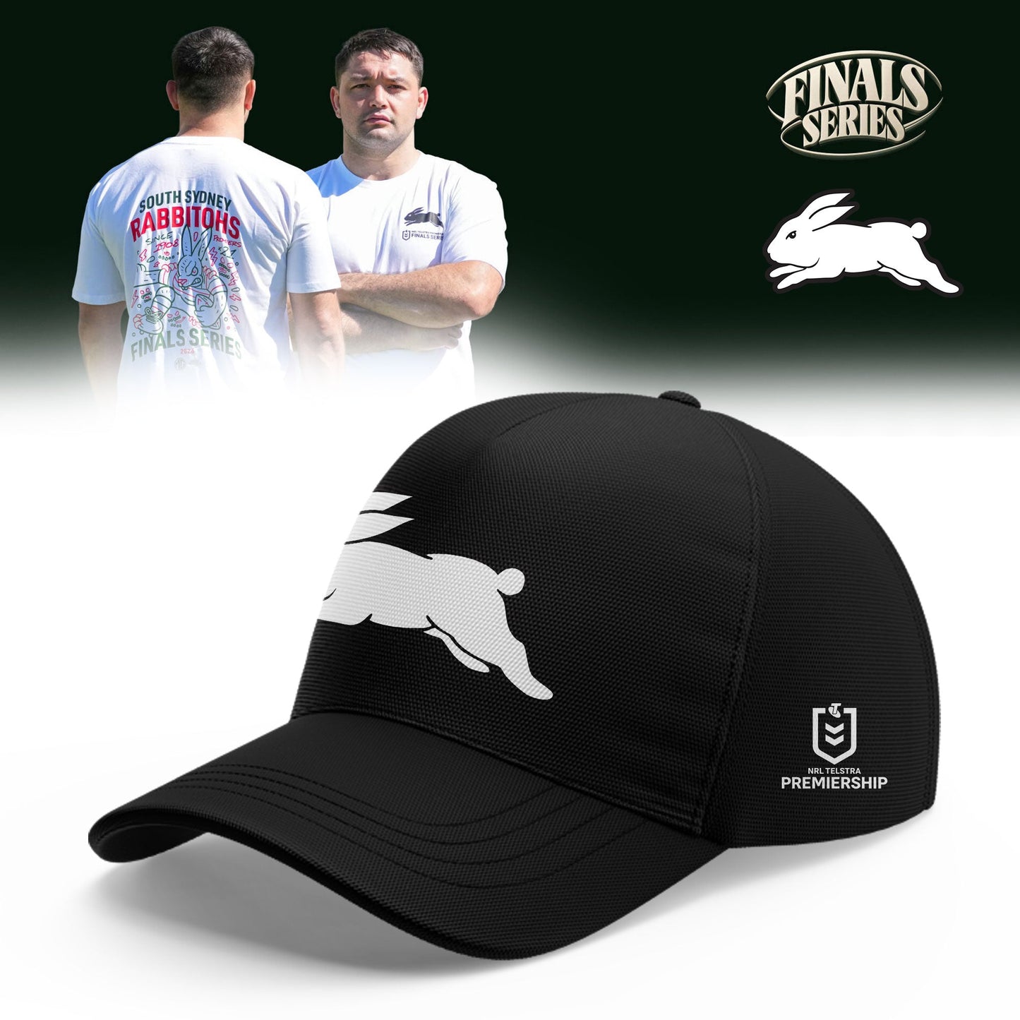 ….South Sydney Rabbitohs 2026 Final Series Limited White Hoodie