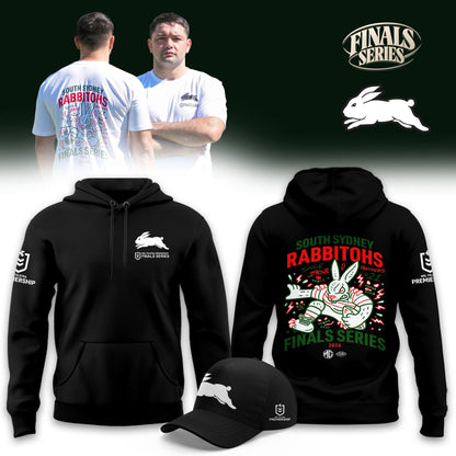 ….South Sydney Rabbitohs 2026 Final Series Limited White Hoodie