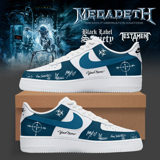 Rust In Peace Premium 3D Personalized Sneakers AF1