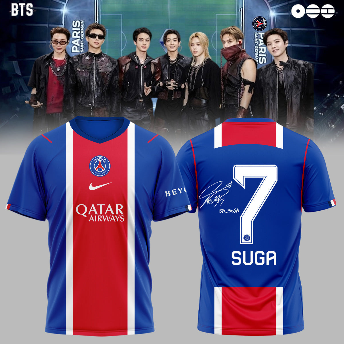 ,BTS x Paris Saint-Germain Jersey