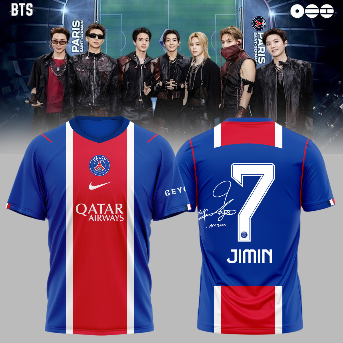 ,BTS x Paris Saint-Germain Jersey