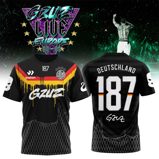 ,..GZUZ “LIVE EUROPE TOUR 2026” Signed – Shirt