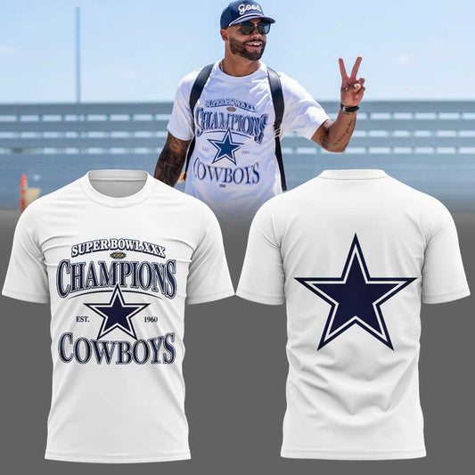 Special New Dallas Cowboys Super Bowl XXX Tshirt